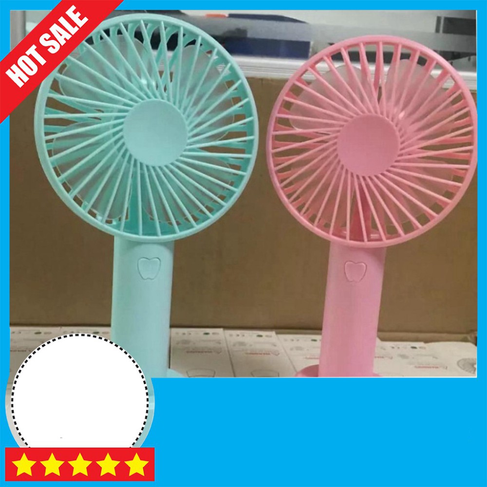 Quạt mini tích điện cầm tay có đế để bàn siêu hot ⚜️FREESHIP⚜️ 50k