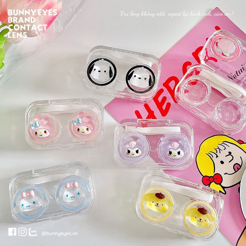 Khay Gương Mini Kèm Bộ Dụng Cụ Đeo Lens MELODY Cao Cấp