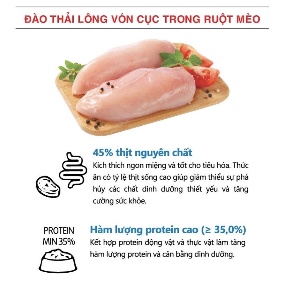 Hạt cho mèo ANF Double Meat gấp đôi thịt cá hồi dinh dưỡng 200gr - Hạt cho mèo lớn nhỏ Con Mèo Xiêm