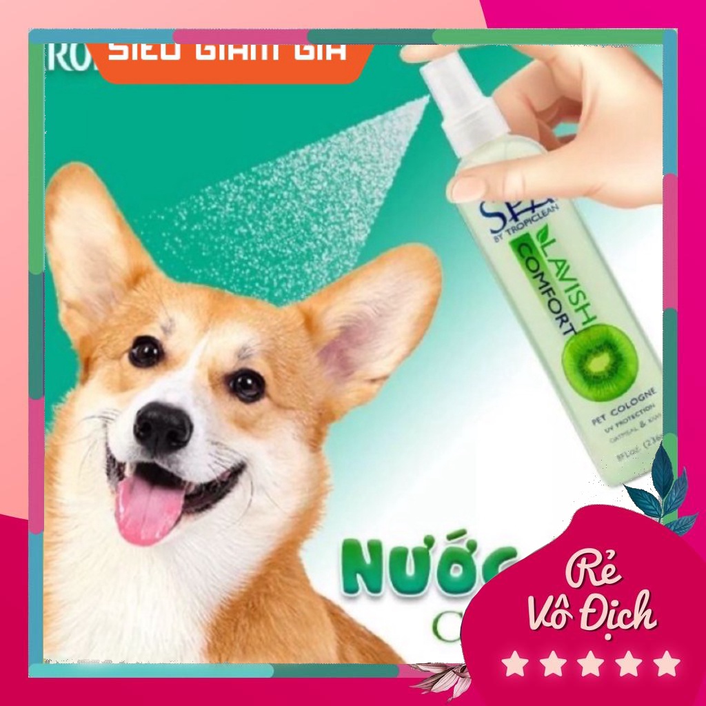 [GIÁ RÊ CHẤT LƯỢNG] [GÍA RẺ] Xịt dưỡng lông thơm đủ mùi cho chó Spa Tropiclean