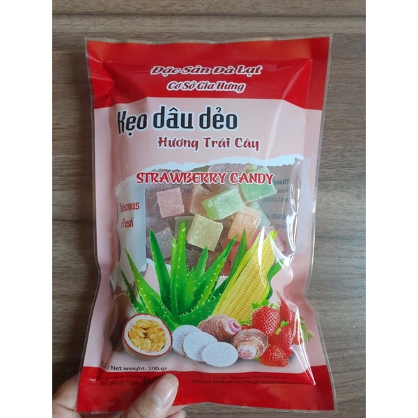 Kẹo Dâu Dẻo Đà lạt