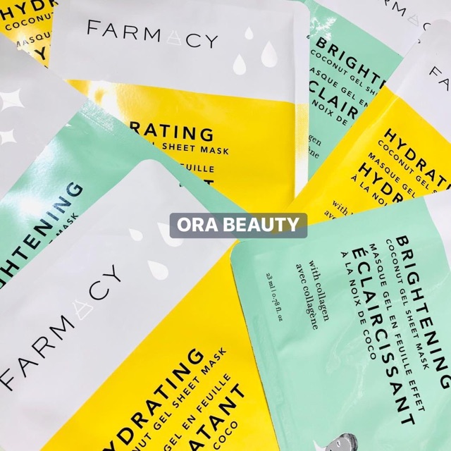 Mặt nạ sáng da FARMACY Coconut Gel Sheet Mask - Brightening