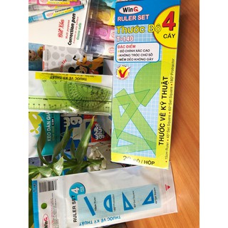 Thước bộ màu T140 (4 cây/bộ)