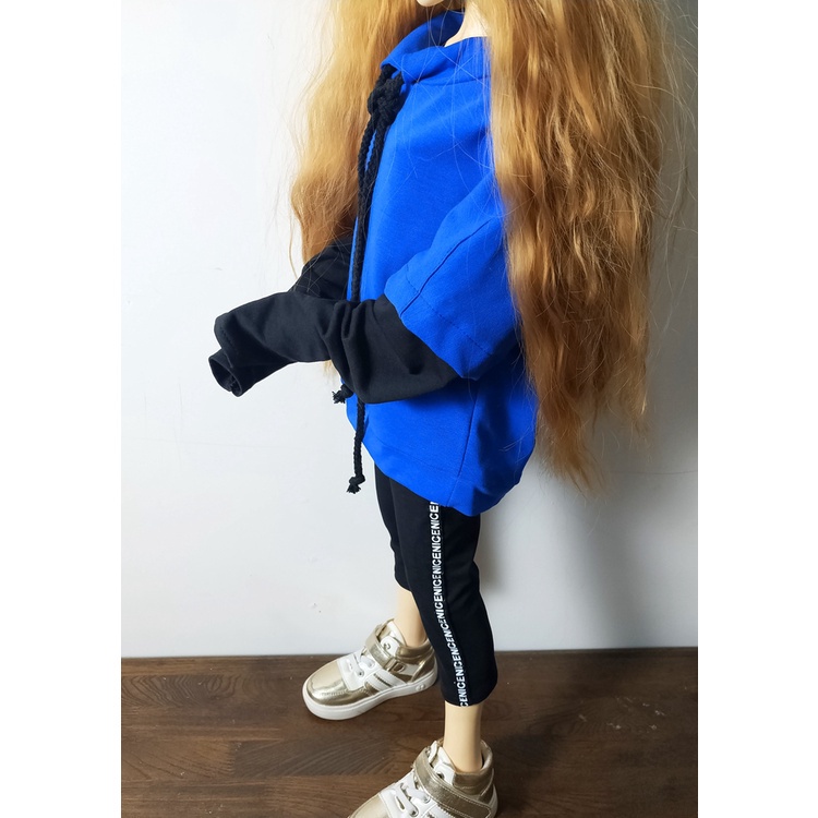 Quần dài và áo sweater tay dài cho búp bê tỷ lệ 1/6 1/3 1/4