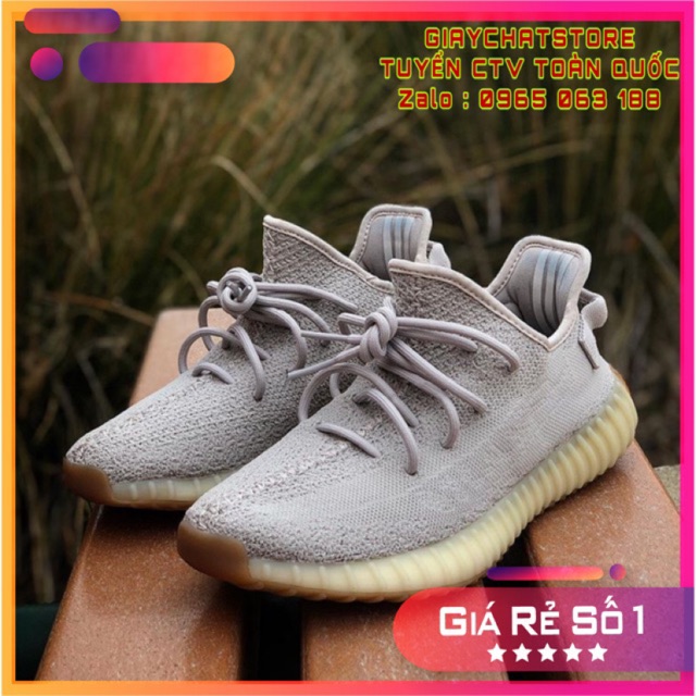 [FULL BOX] Giày Thể Thao Sneaker Yz350 Sesame Dành Cho Nam Nữ