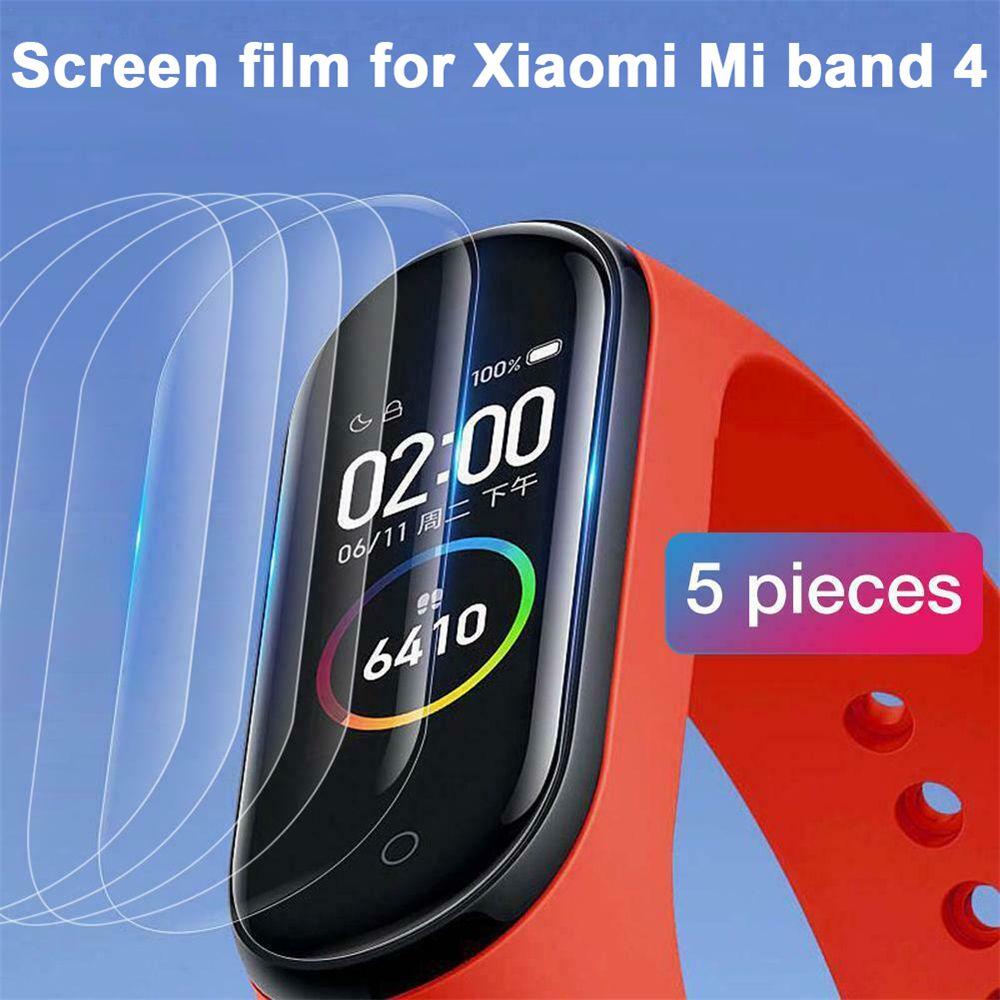 BEBETTERM Set 5 MiếNg DáN BảO Vệ MàN HìNh Cho ĐồNg Hồ Đeo Tay Thông Minh Xiaomi Miband 4