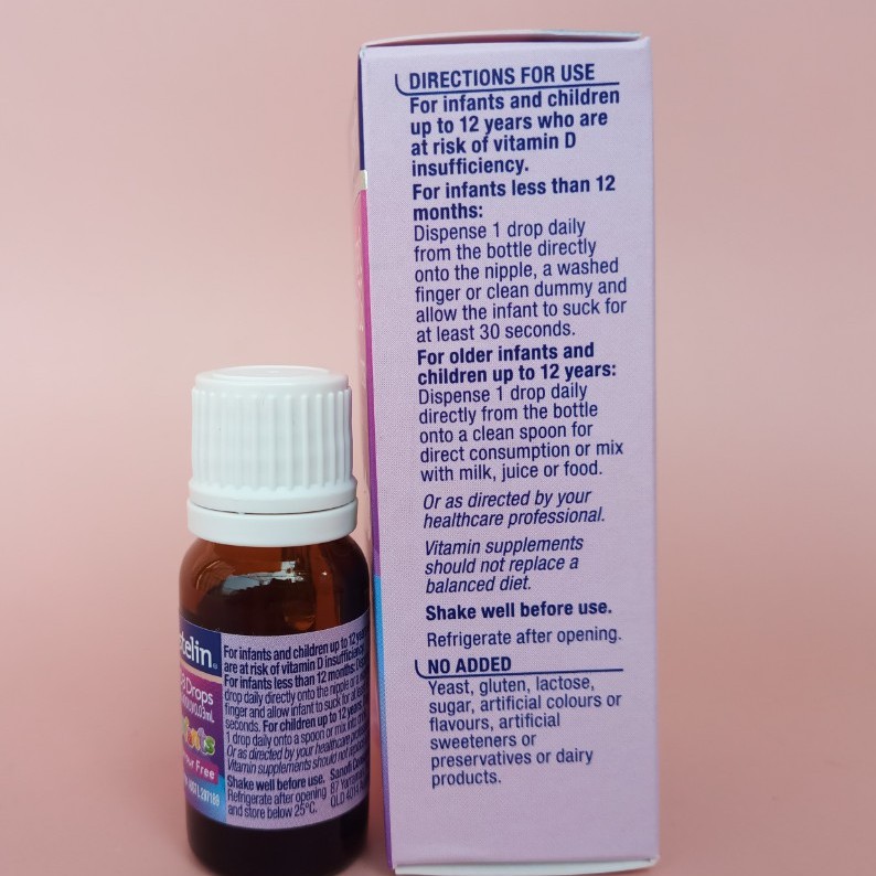 Vitamin D3 Ostelin Infant dạng giọt