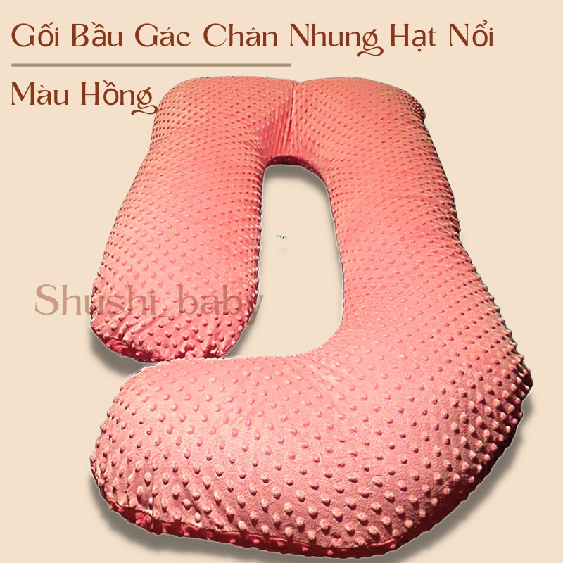 Vỏ Gối bầu chữ G nhung massage