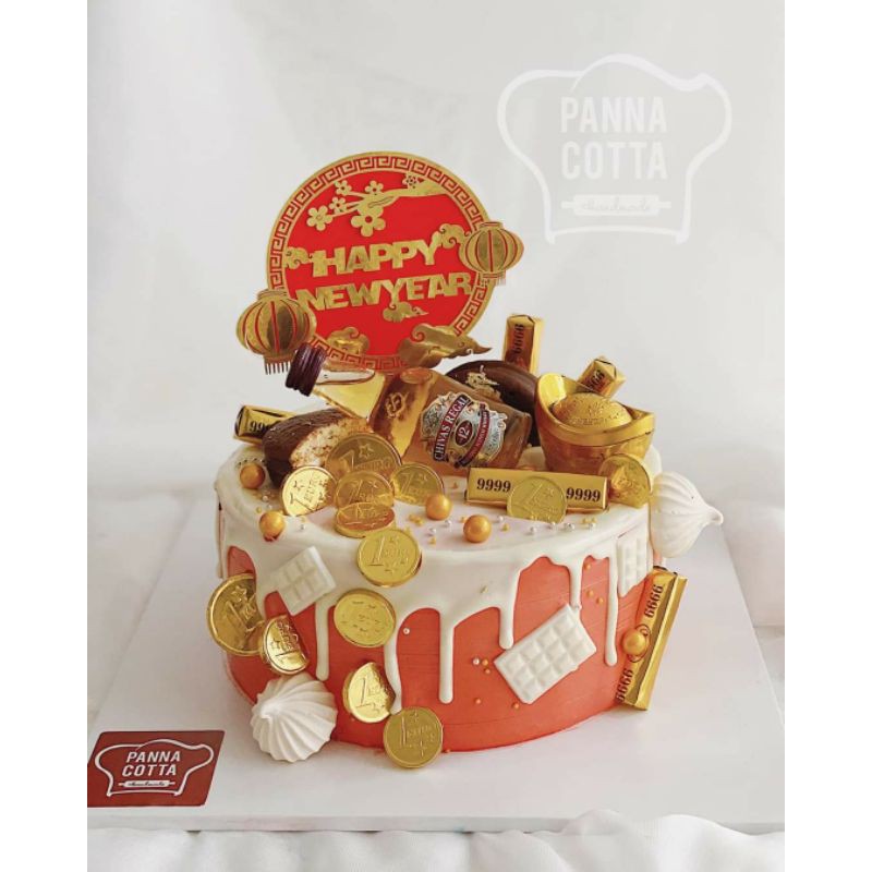 Mô hình chai rượu mini trang trí bánh