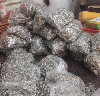 100 khoen móc khoá 2cm