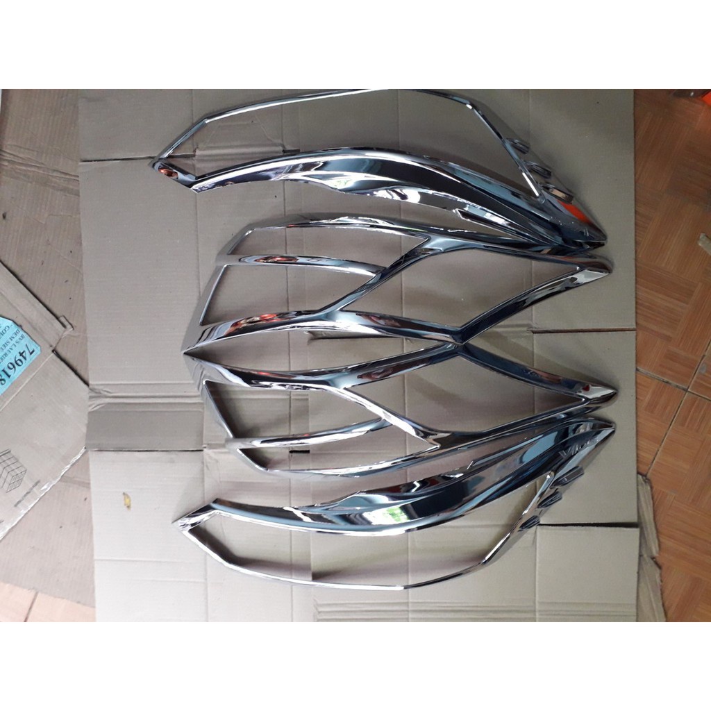 Ốp viền đèn hậu Toyota Vios 2014-2018 - hàng cao cấp