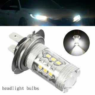 Set 2 bóng đèn pha h7 499 led 80w 6000k ánh sáng trắng dành cho ô tô