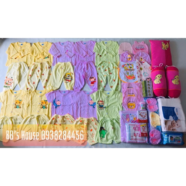 Trọn bộ sơ sinh bé gái