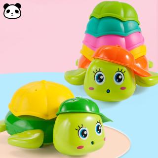 Cartoon Tortoise Shape Floating Bathing Water Playing Toy for Kids Random Color