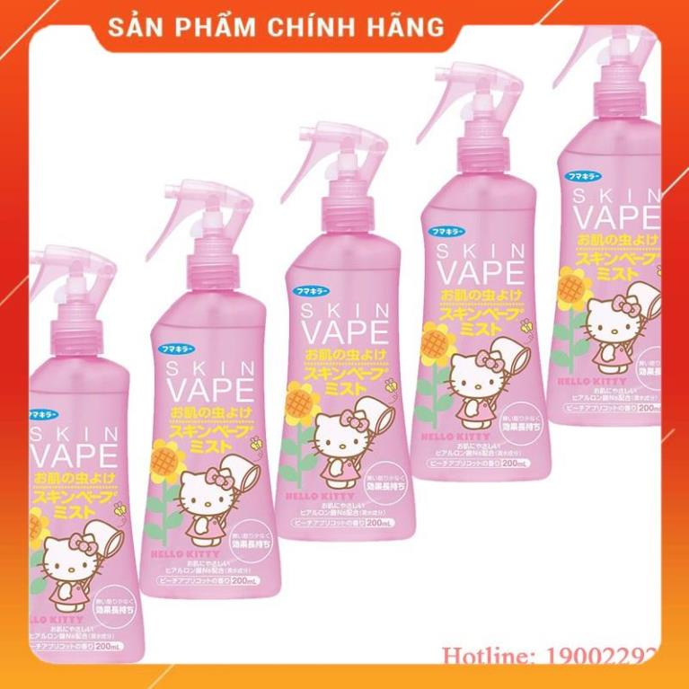 Freeship- Chuẩn Auth 100% Combo 5 xịt muỗi Kitty 200ml Nhật Bản