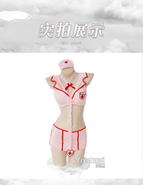 Set ngủ cosplay nữ y tá sexy | BigBuy360 - bigbuy360.vn