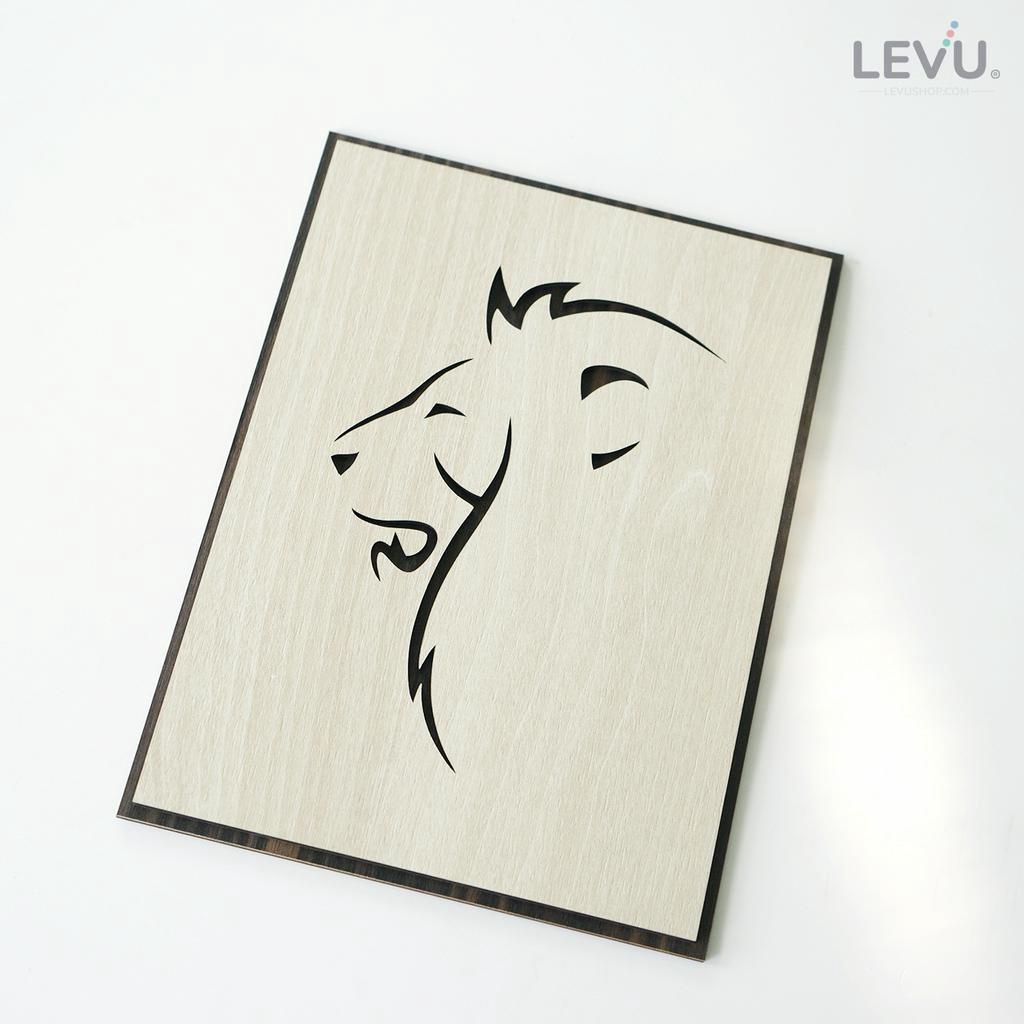 Tranh treo tường gỗ động vật 12 con giáp trang trí nhà cửa kích thước 30x40cm