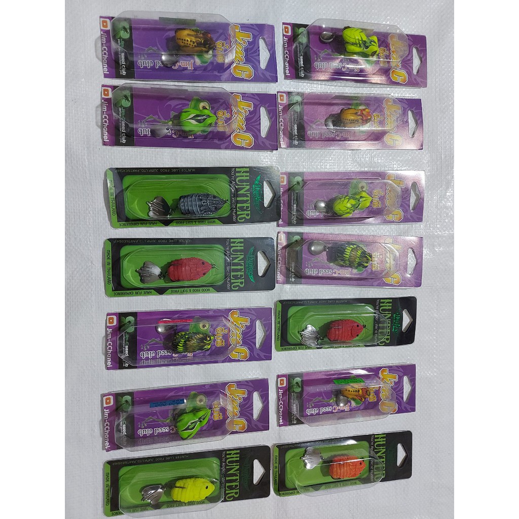 Mồi Câu Lure Thái Lan Hunter V4 Cực Nhạy Có 5 Màu