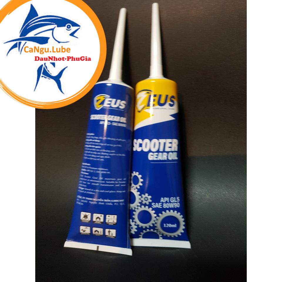 Nhớt Hộp Số Xe Ga Cao Cấp US Scooter Gear SAE 80W90, nhớt lap xe tay ga US 120ml ưu đãi-DauNhot-PhuGia-