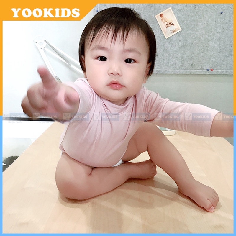 Áo giữ nhiệt cho bé YOOKIDS chất cotton mềm co giãn tốt, Áo giữ nhiệt bé trai bé gái 1 2 3 4 5 tuổi