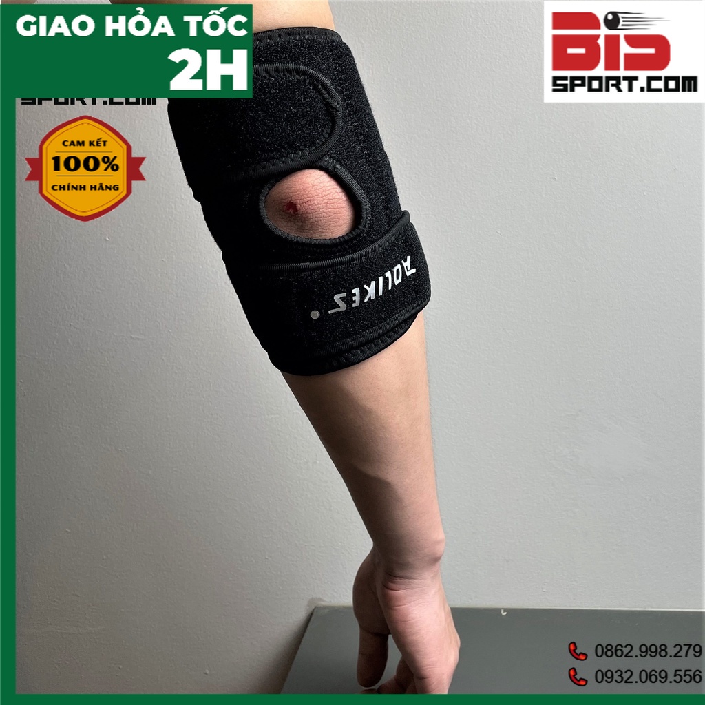 Bó Cố Định Khuỷu Tay Thể Thao Aolikes Chính Hãng - 1 cái- Freesize, Loại Dán - Chống Chấn Thương Cho Khủy Tay Cực Tốt