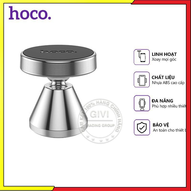 Giá đỡ điện thoại Hoco CA46 trên xe hơi, sử dụng đa năng tiện dụng, tương thích các thiết bị dán từ tính