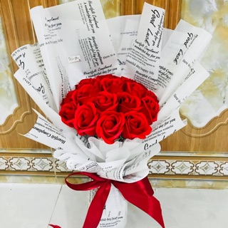 Bó Hoa Hồng Sáp Thơm 20 bông ( ảnh thật )