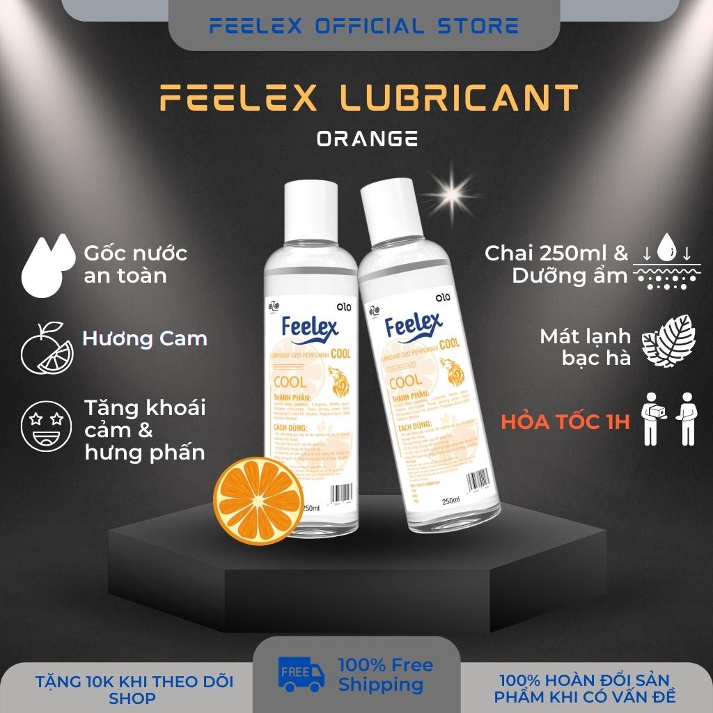 Gel bôi trơn Feelex Lubricant OZO performa cool hương cam loại 250ml