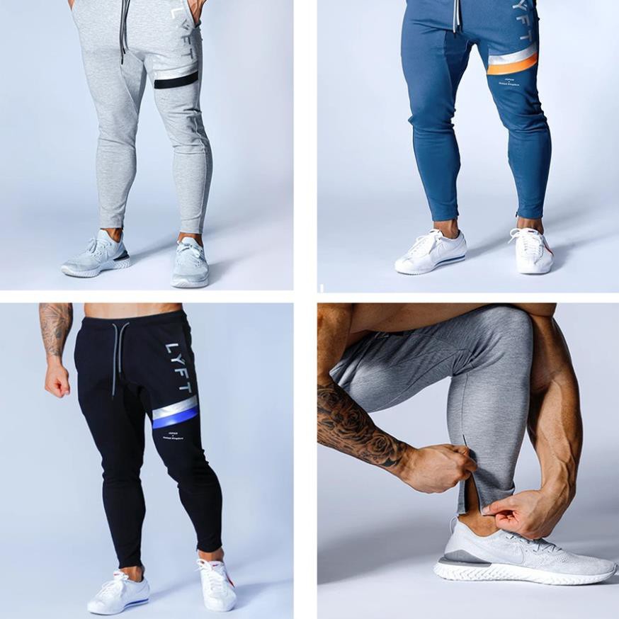 Quần Jogger Tập Gym Thể Thao Nam 3 Line cao cấp co giãn 4 chiều size lớn (LYF1)  ྇