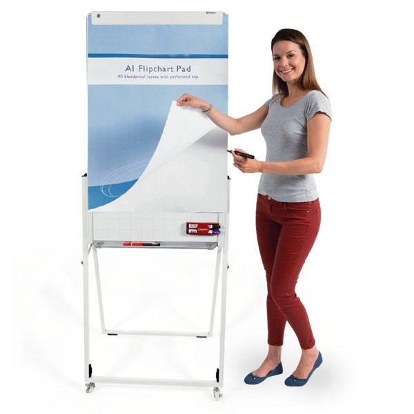 [Nhà Sản Xuất] Bảng Flipchart a1 Up size Down 60 x 100cm. Tặng kèm 10 giấy a1, 1 bút dạ bảng, 4 nam châm, 1 bông lau.