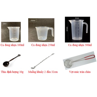 Combo bộ dụng cụ pha chế 6 món