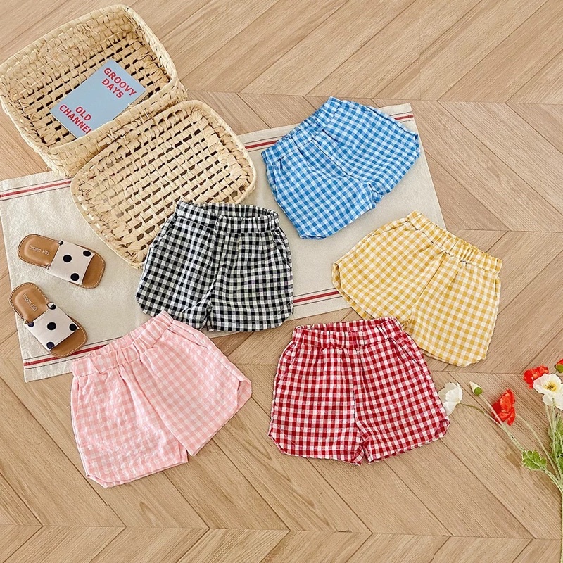 Quần Đùi Cho Bé Quần Short mùa hè không xù lông không bai nhão cho bé trai bé gái từ 8-22KG ( 1-6 Tuổi )