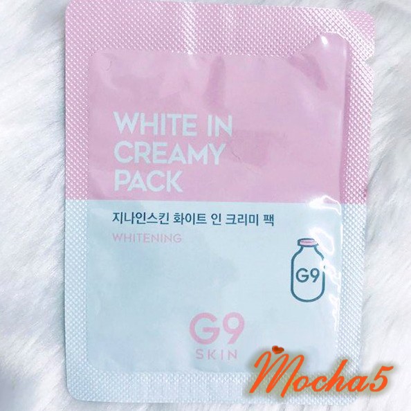 Gói SAMPLE G9SKIN WHITE IN các loại 2ml dưỡng trắng mờ thâm