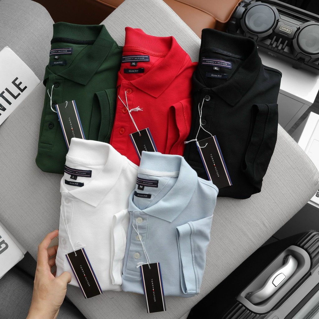 Áo Polo Nam Cổ Bẻ Vải Cotton Cao Cấp Họa Tiết Ngôi Sao, Áo Nam Có Cổ 5 Màu Basic Hàng Xuất Khẩu Form Đẹp Thoáng Mát | BigBuy360 - bigbuy360.vn