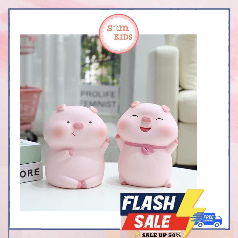 Ống Heo Nhựa Tiết Kiệm Đáng Yêu Cho Bé