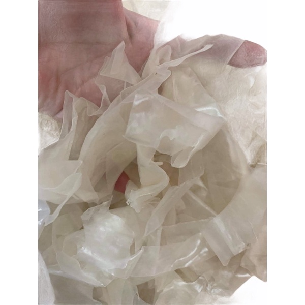 combo 500gr rìa phơi sương + hủ 100gr muối tôm nguyên hạt Ninh siêu ngon