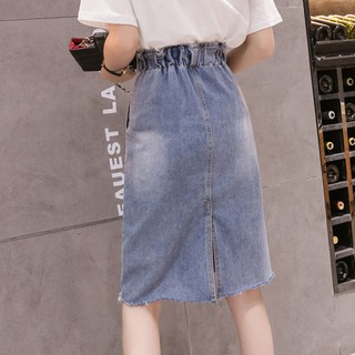 Chân váy jeans dài thời trang dành cho nữ