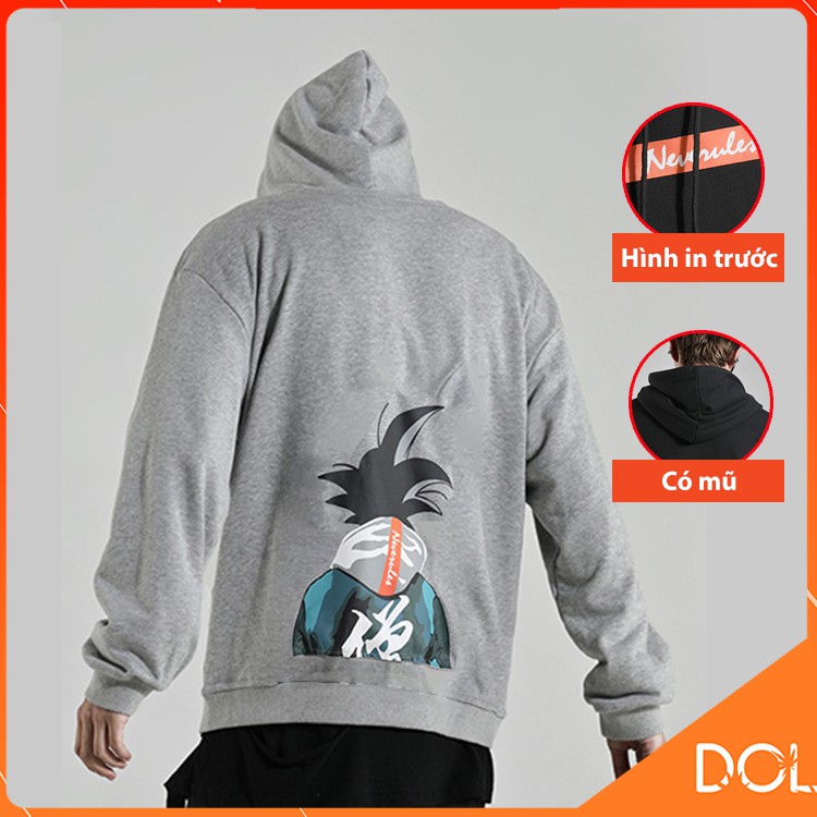 Áo hoodie Nam nữ in hình songoku cá tính phong cách street style hàn quốc cá tính New | BigBuy360 - bigbuy360.vn