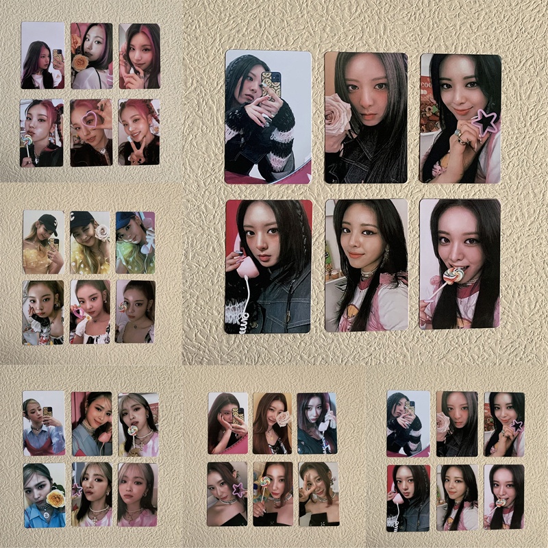 Tmdbyx Set 6 tấm thẻ ảnh lomo nhóm nhạc ITZY