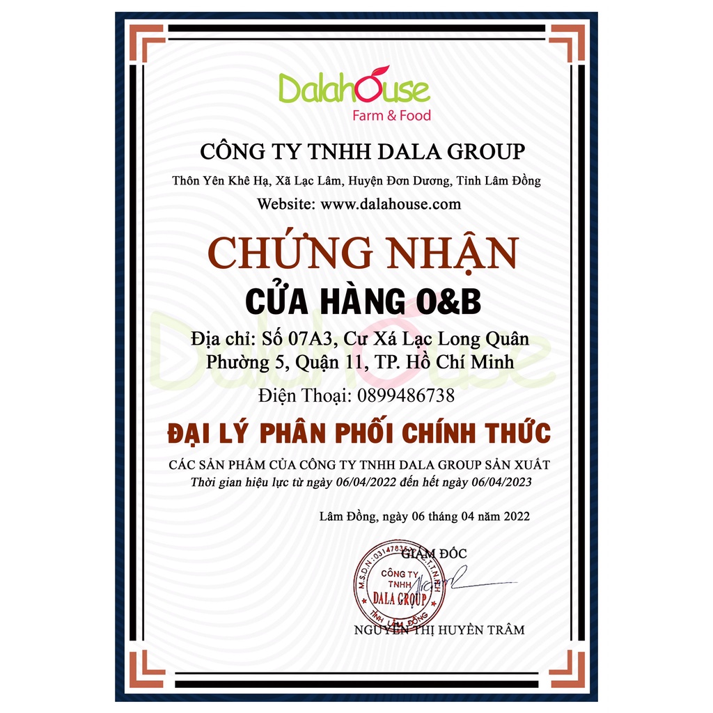 Bột Hoa Đậu Biếc Nguyên Chất Dalahouse - Bột Hoa Đậu Biếc Hữu Cơ Sấy Lạnh Dalahouse - Hộp 60g