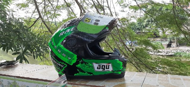 Mũ AGU RACING (màu xanh lá cây)