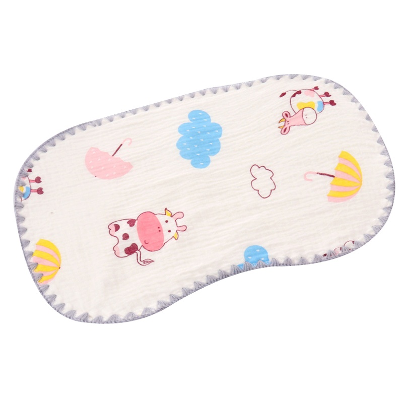 Gối Ngủ 10 Lớp Chất Liệu Cotton Họa Tiết Hoạt Hình Cho Bé Sơ Sinh