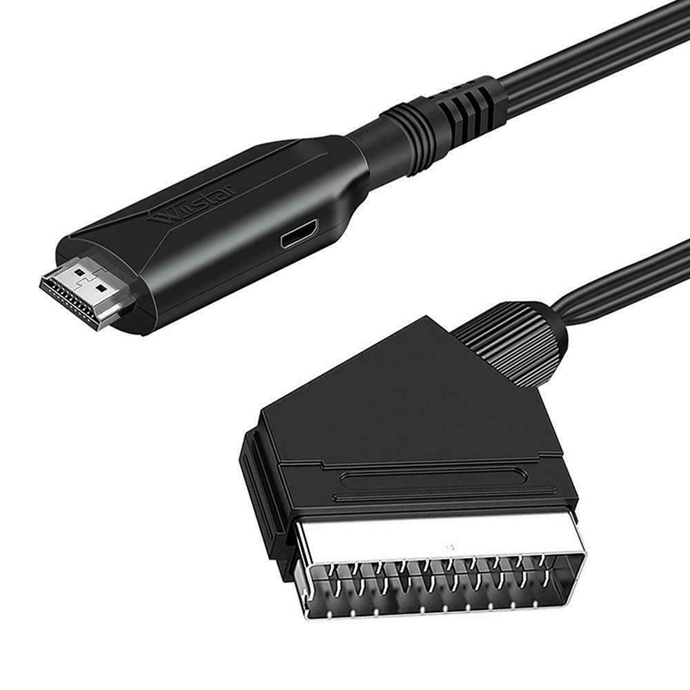 BEBETTERM Cáp Chuyển Đổi HDMI Sang Scart Chuyên Nghiệp Cho HD TV DVD