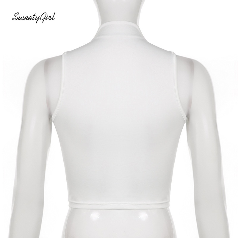 Áo Sát Nách Cổ Cao In Họa Tiết Hoa Hồng Màu Sắc Tương Phản Thời Trang Xinh Xắn Cho Nữ 2022