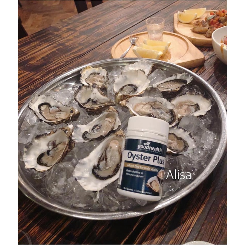 Tinh chất hàu  New Zealand Good Health Oyster Plus tăng cường sinh lý nam giới hộp 60v-ALISA