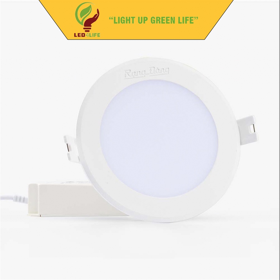 Đèn LED âm trần downlight Rạng Đông AT04 khoét trần 90mm các loại công suất