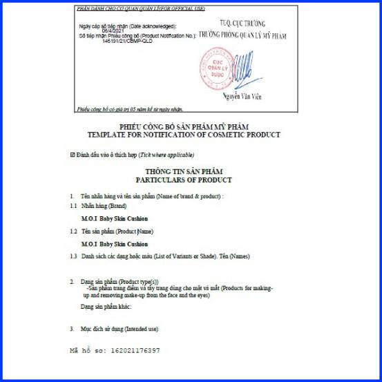 Combo Phấn phủ Baby Skin Powder & Phấn nước Baby skin cushion M.O.I  ( phiên bản mới)( tặng 1SET MINI PHỤC HỒI WEILAYYA) | BigBuy360 - bigbuy360.vn