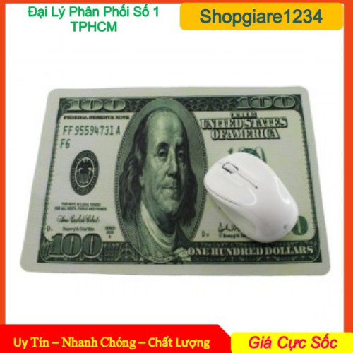 Miếng lót chuột 100 USD size 280*200*3mm MAY VIỀN - Lót chuột hình Dola |  Shopee Việt Nam