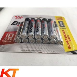 Pin AA, AAA  Alkaline 1.5v Energizer E91/LR6, E92/BP12 (Xuất xứ Singapore) Loại vỉ 12viên