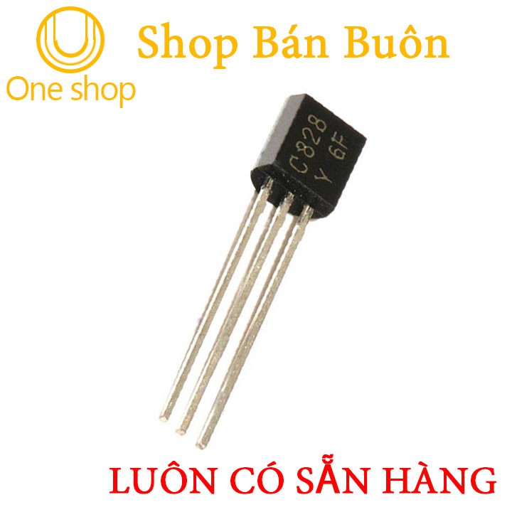 C828 TO-92 TRANS NPN 0,1A 25V